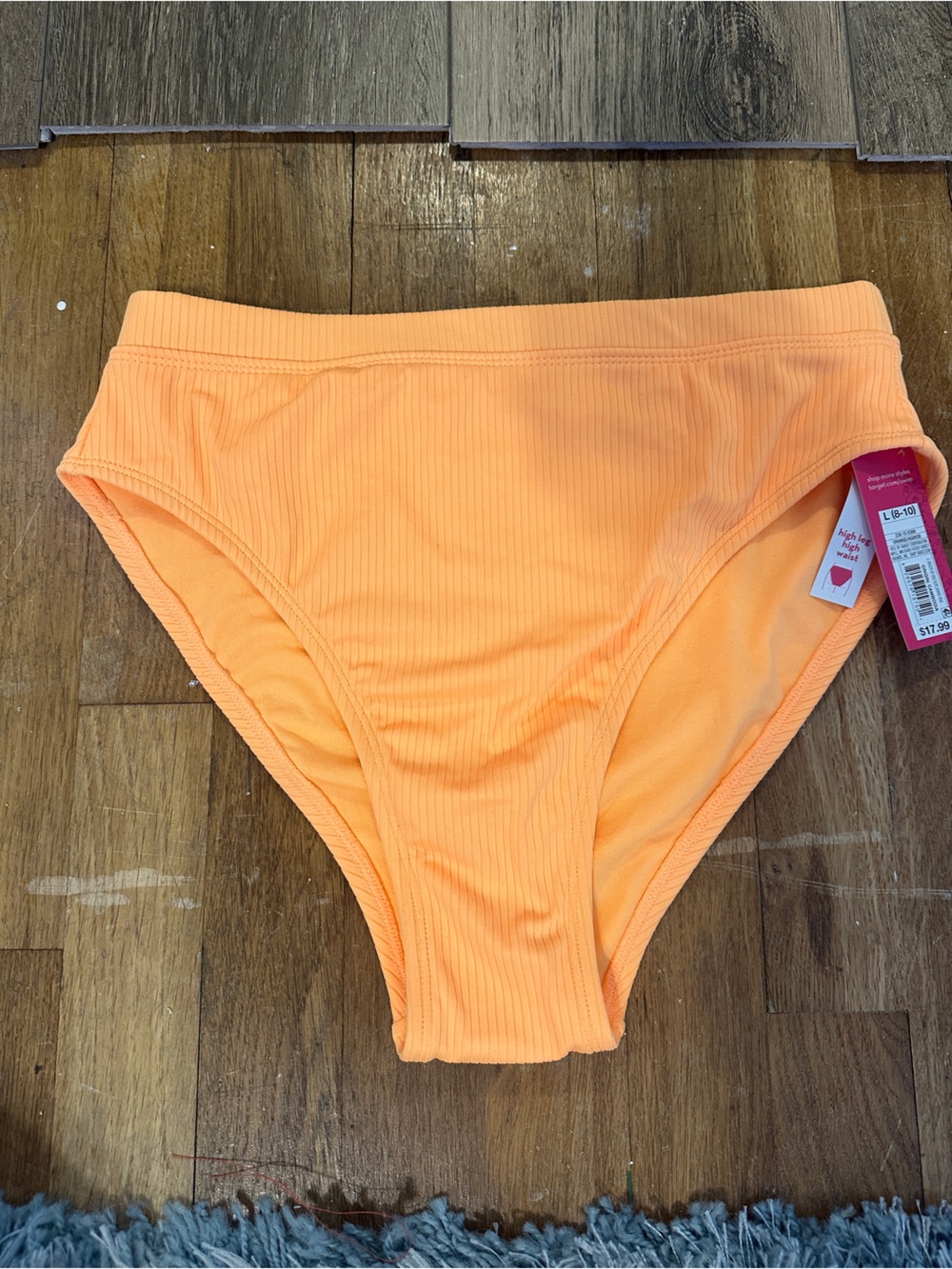 Orange High Waisted Bikini Bottoms- Target